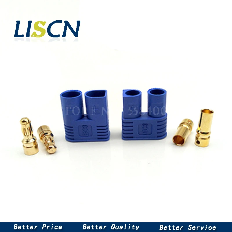 1PCS EC3 Male Female Type Battery Connector Golden Battery Connector Bullet Plug For RC Accessories Multiple choices