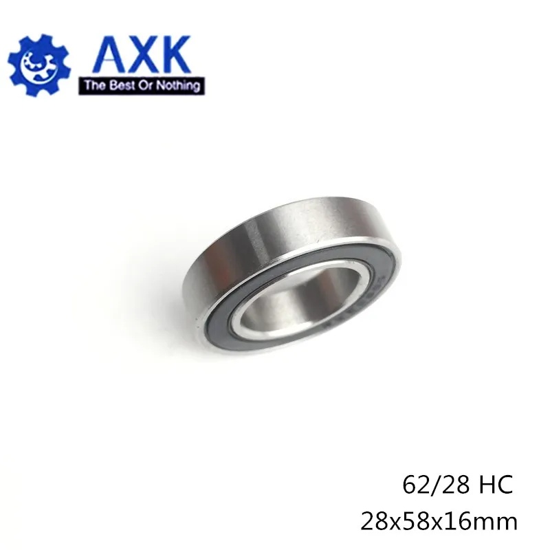 62/28 Hybrid Ceramic Bearing 28*58*16 mm ( 1PC ) Race Bike Front Rear Wheel 62 28 2RS LUU Hybrids Si3N4 Ball Bearings 62/28RS