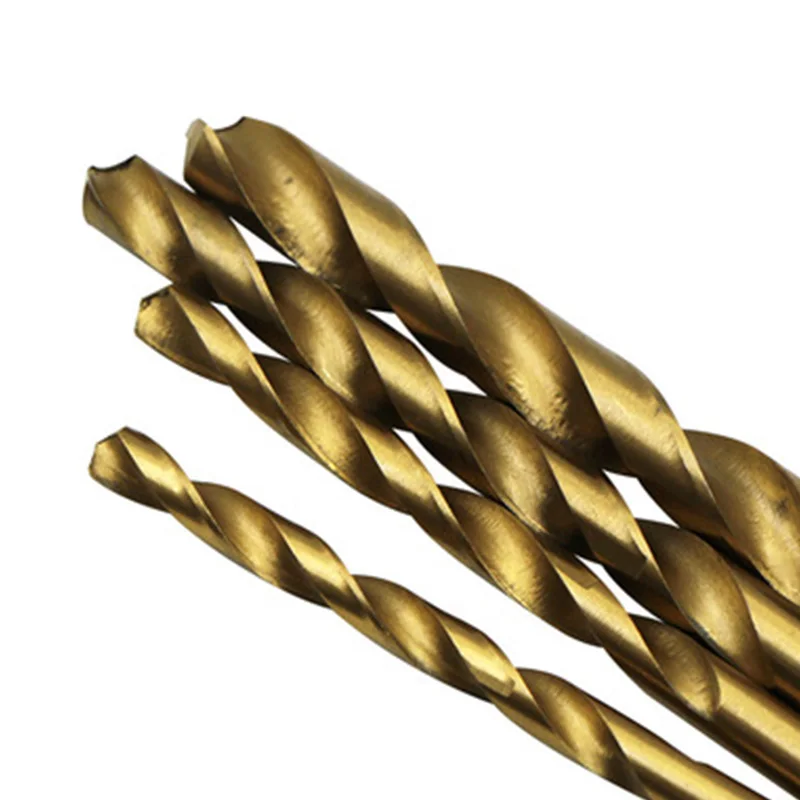 13Pcs Titanium Coated HSS High Speed Steel Drill Bit Set Tool 2mm 2.5mm 3mm 3.2mm 4mm 5mm 5.5mm 6mm 8mm 8.5mm 10mm 10.5mm 12mm