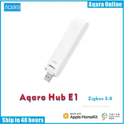 Aqara E1 Hub Zigbee 3.0 USB Smart Gateway Aqara Hub Wireless Zigbee Connect Remote For Mijia Mi home For Apple Homekit Control