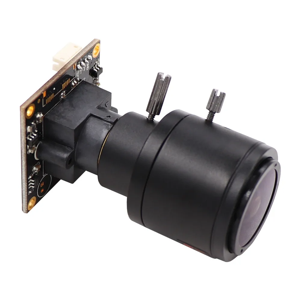 M12 Mount 2.8-12mm Varifocal 8MP IMX179 Manual Fixed Focus USB Camera Module UVC OTG Plug Play Driverless Webcam