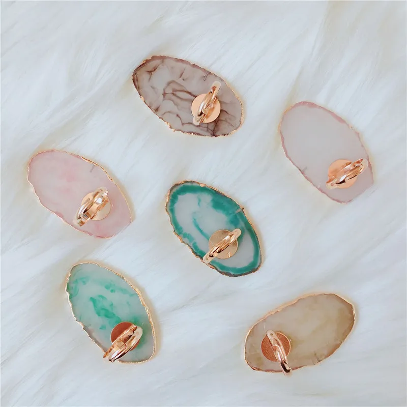 1 pçs cristal cílios extensão cola anéis jade pedra individual cílios postiços cola titular adesivo suporte pigmento t0174