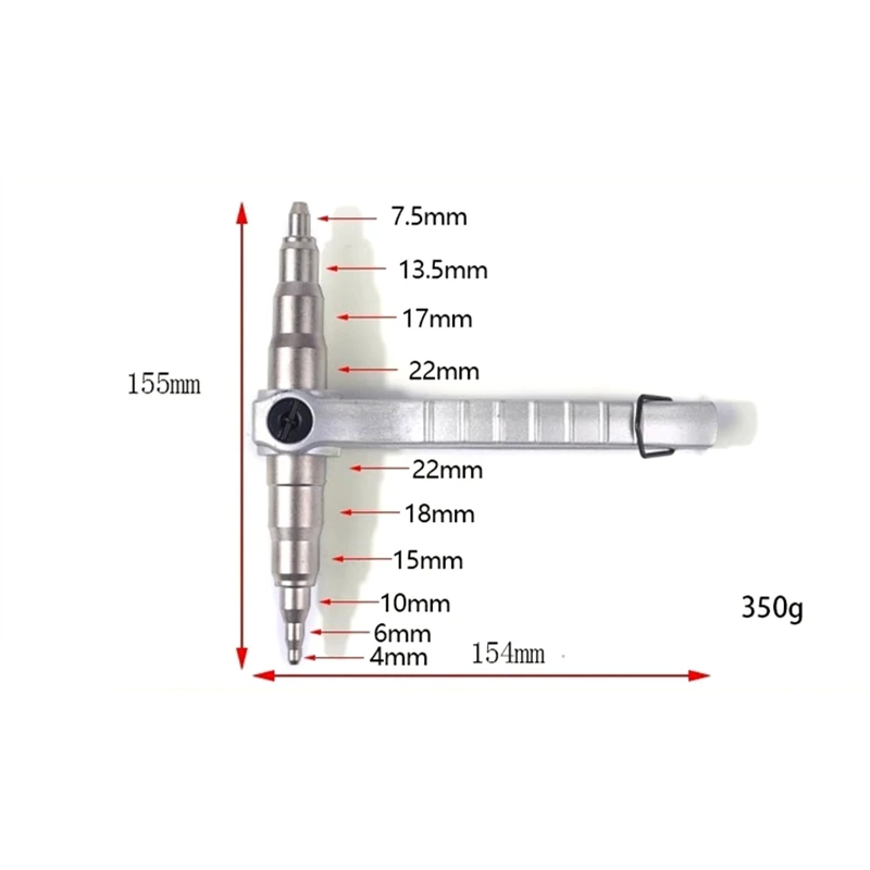 Manual Pipe Expander Air Conditioning Refrigeration Repair  Copper Tube Expanding Tool