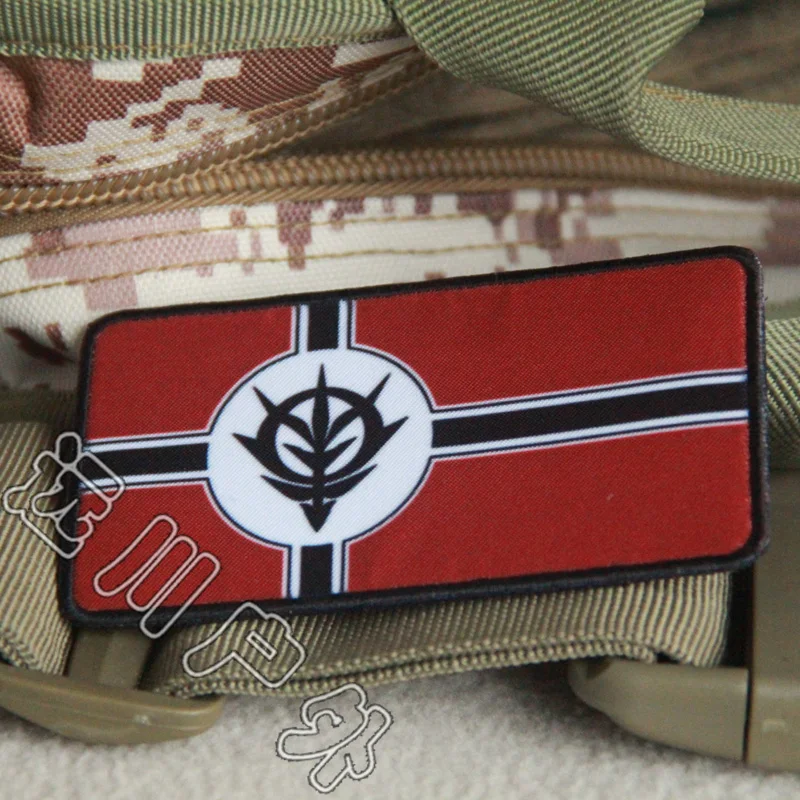 Mobile Suit Gundam 00 Printed Patches Gene Yasumian Organization EFSF Personalized Armband Backpack Sticker Patch