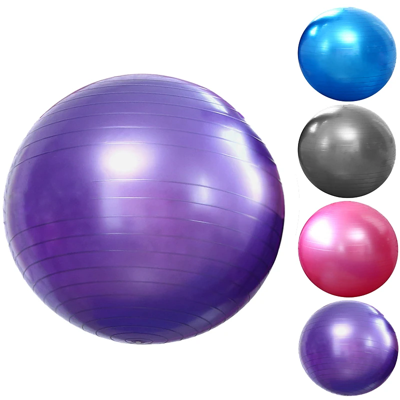 Sports Yoga Balls Bola Pilates Fitness Gym Balance Fitball Exercise Pilates Workout Massage Ball 45cm PVC Fitness Balls