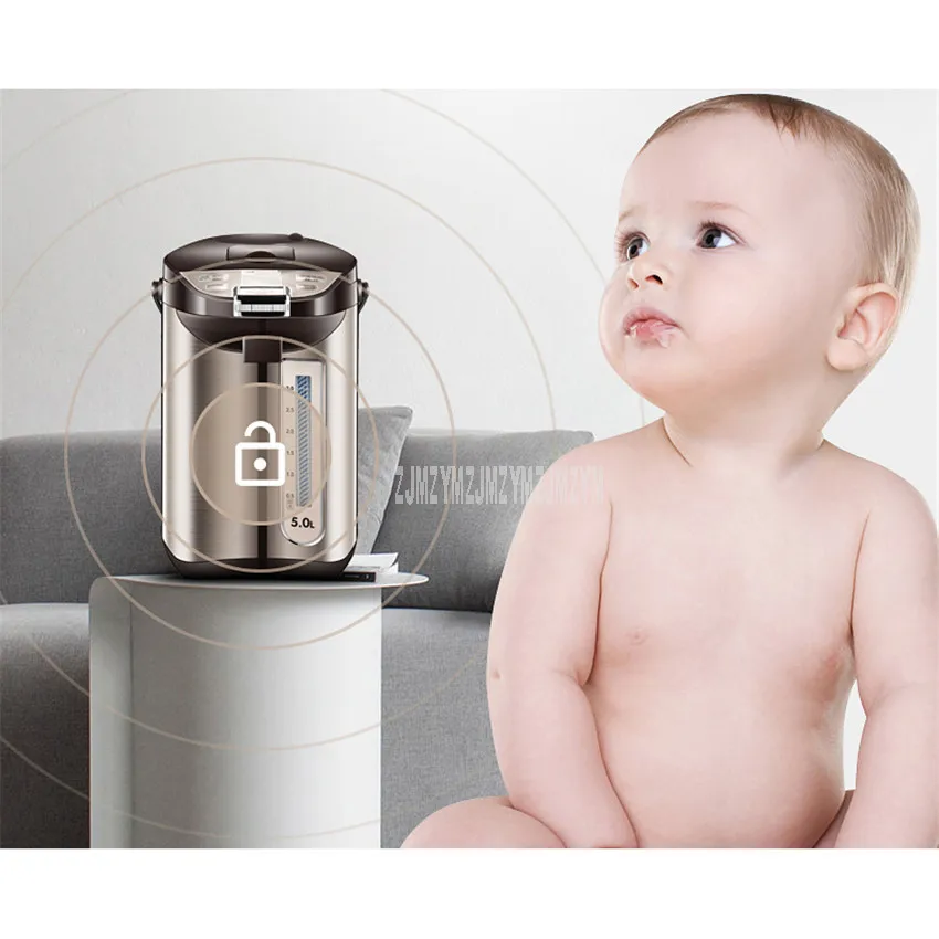 Full Automatic Intelligent Constant Temperature Boiler 5L Large Capacity Water Boiler Kettle 7-gear Temperature Control