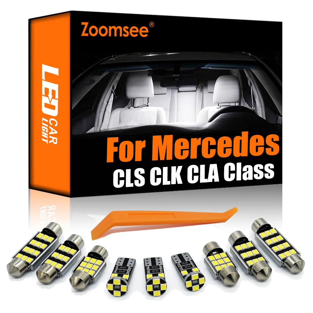 Zoomsee для Mercedes Benz MB CLS CLK CLA Class W218 W219 W208 C208 W209 C209 A209 C117 Canbus Автомобильный светодиодный внутренсветильник