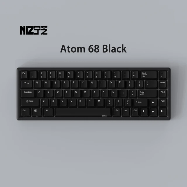 Atom68多機能キーボードプログラマー,黒,静電容量,niz,usb,bluetooth,rgb,pbtキーキャップ,新しいスイッチ,2021 -  AliExpress