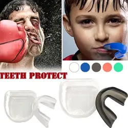 Protetor de dentes Mouthguard para crianças, protetor bucal, cinta de dentes, basquete, rugby, boxe, esportes, juventude, 1pc