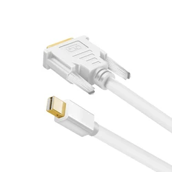 Mini DP to DVI Cable  1080p(1920×1080)  Mini DisplayPot to DVI  Cable Thunderbolt to DVI  Adapter for TV Projector Mini DP DVI