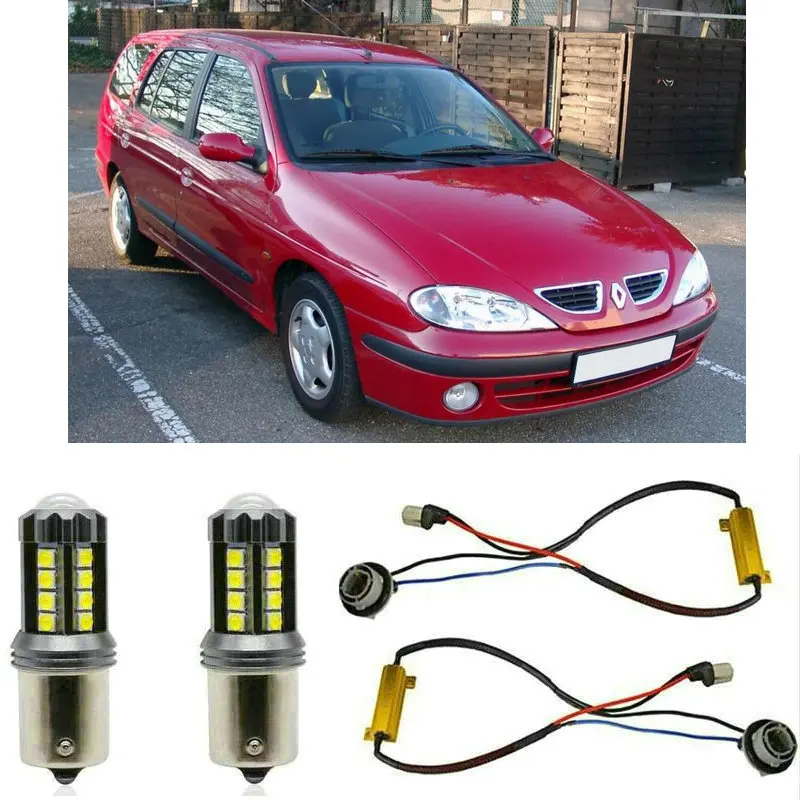 

Fog lamps for RENAULT MEGANE I Grandtour KA0/1 Stop lamp Reverse Back up bulb Front Rear Turn Signal error free 2pc