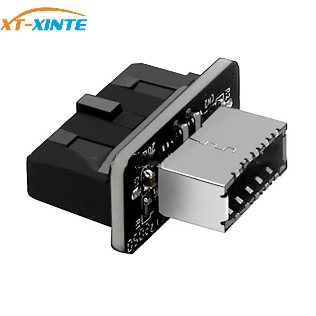 USB 3.0 Internal Header to USB 3.1/3.2 Type C Front Type E Adapter 20pin to 19pin Converter for PC Motherboard Connector Riser