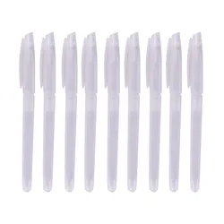 10 Pcs Transparent Pen Cover Gel Pen Shell Ballpoint Pen Shell Simple Styple Cheap Pen Shell Cover Drop Shipping