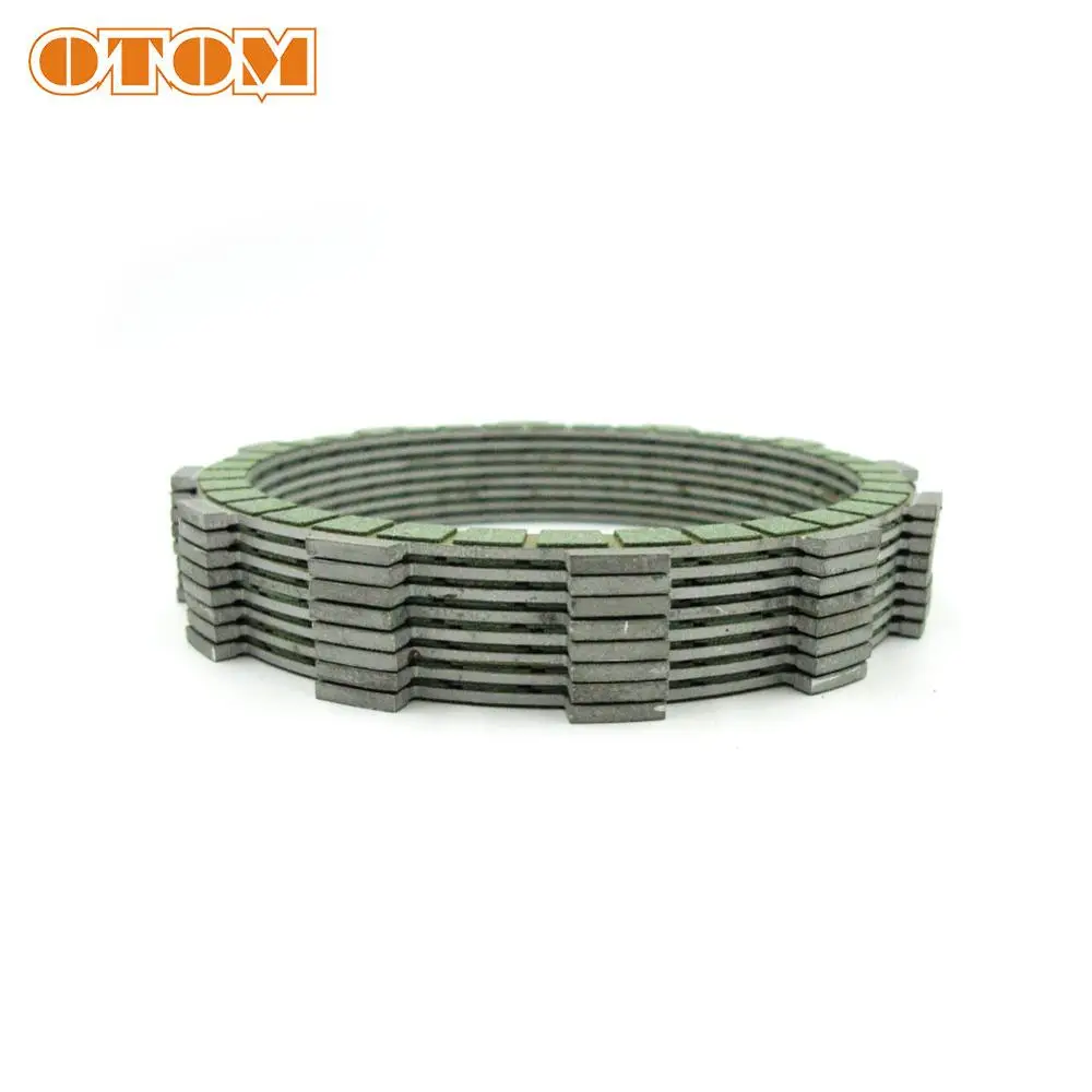 OTOM Motocycle Steel Clutch Friction Plates Disc Set For ZONGSHEN NC250 NC450 KAYO T6 K6 BSE J5 RX3 ZS250GY/450GY-3 4 Valves