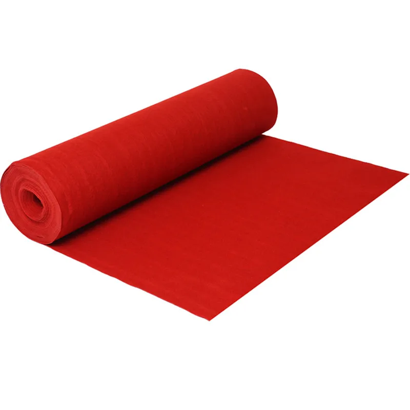 

Red Wedding Centerpieces Carpet Aisle Runner 1 Meter wide 20M long T Station Decoration Wedding Favors Carpets Free Shipping