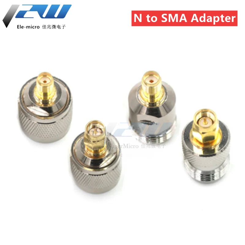 

1PCS SMA to N Connector Coaxial Adapter, SMA/N-JK Male and Female Connector, Brass Test Converter SMA-J/K to N-J/K