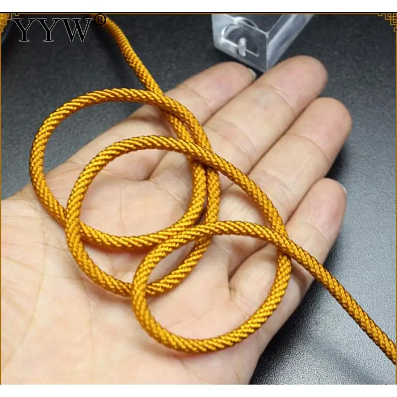 4.2m/Lot 3.5mm Nylon Cord Silk Thread Chinese Knot Macrame Wire Cord Bracelet Braided String DIY Tassels Beading Jewelry Making