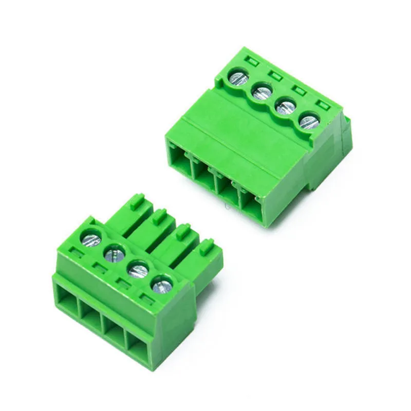 10sets Aerial butt welding type 15EDGRK-3.81mm plug-in type 2edg type green terminal block 2EDGRK for Connector row