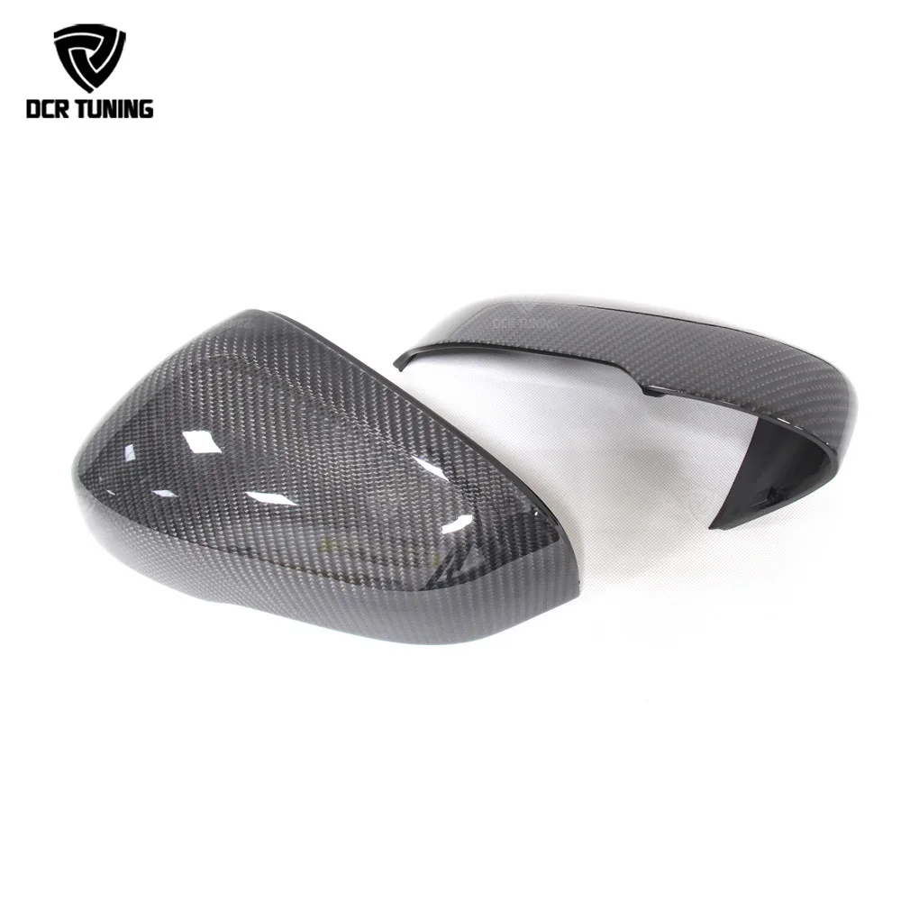 For Volvo V40 V60 S60 2012 2013 2014 2015 2016 2017 Carbon Mirror Cover Replacement Style Carbon Fiber Rear View Mirror cover