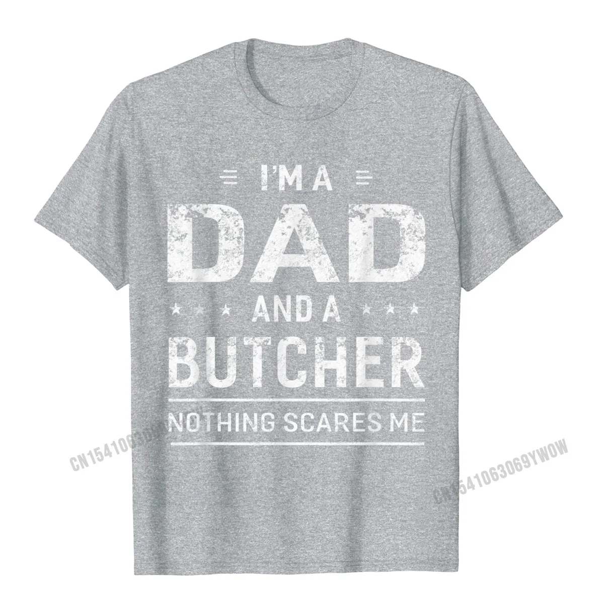 Im A Dad And Butcher T-Shirt For Men Father Funny Gift Camisas Men Wholesale Men Tshirts Cotton Tops Tees Comfortable