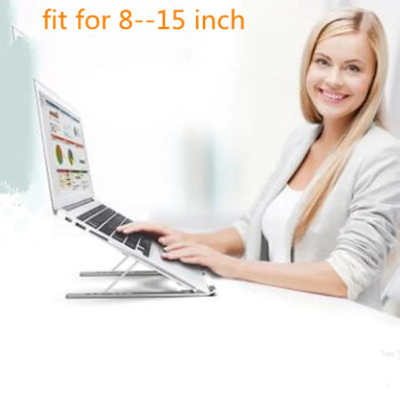 Multifunctional Computer Laptop Bracket Excellent Aluminum Alloy Adjustable Portable Folding Bracket Universal Model Use