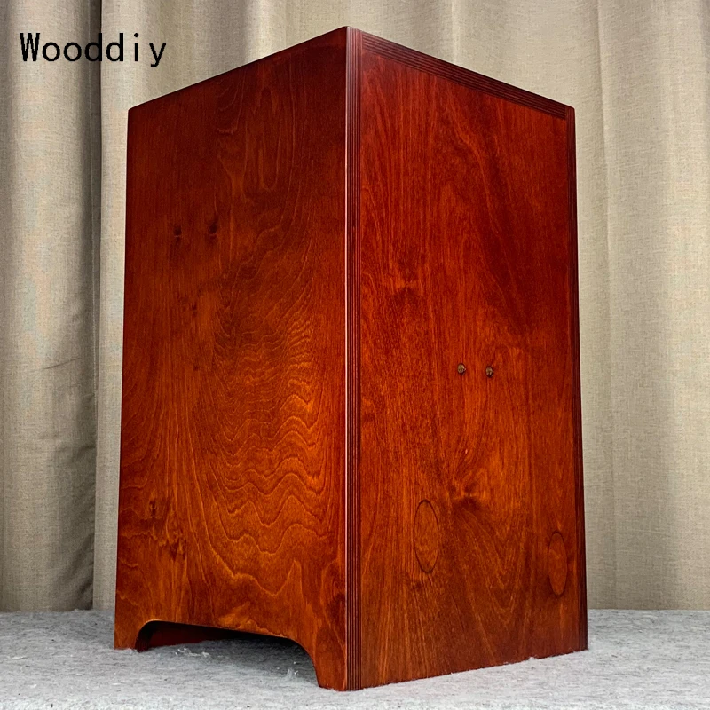 Wooddiy 12 Inch Bass Speaker Transmission Labyrinth Empty Cabinet One Piece Subwoofer Speaker Box