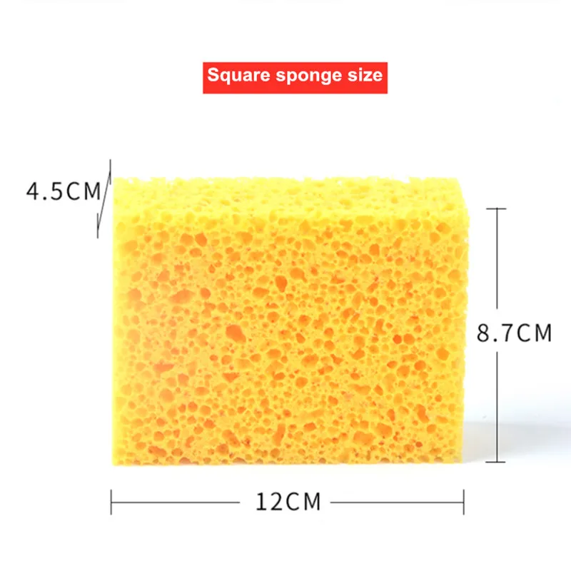 2pcs pottery art sponge sculpture water absorbing and moisturizing sponge pottery coloring and wiping modeling pottery tools