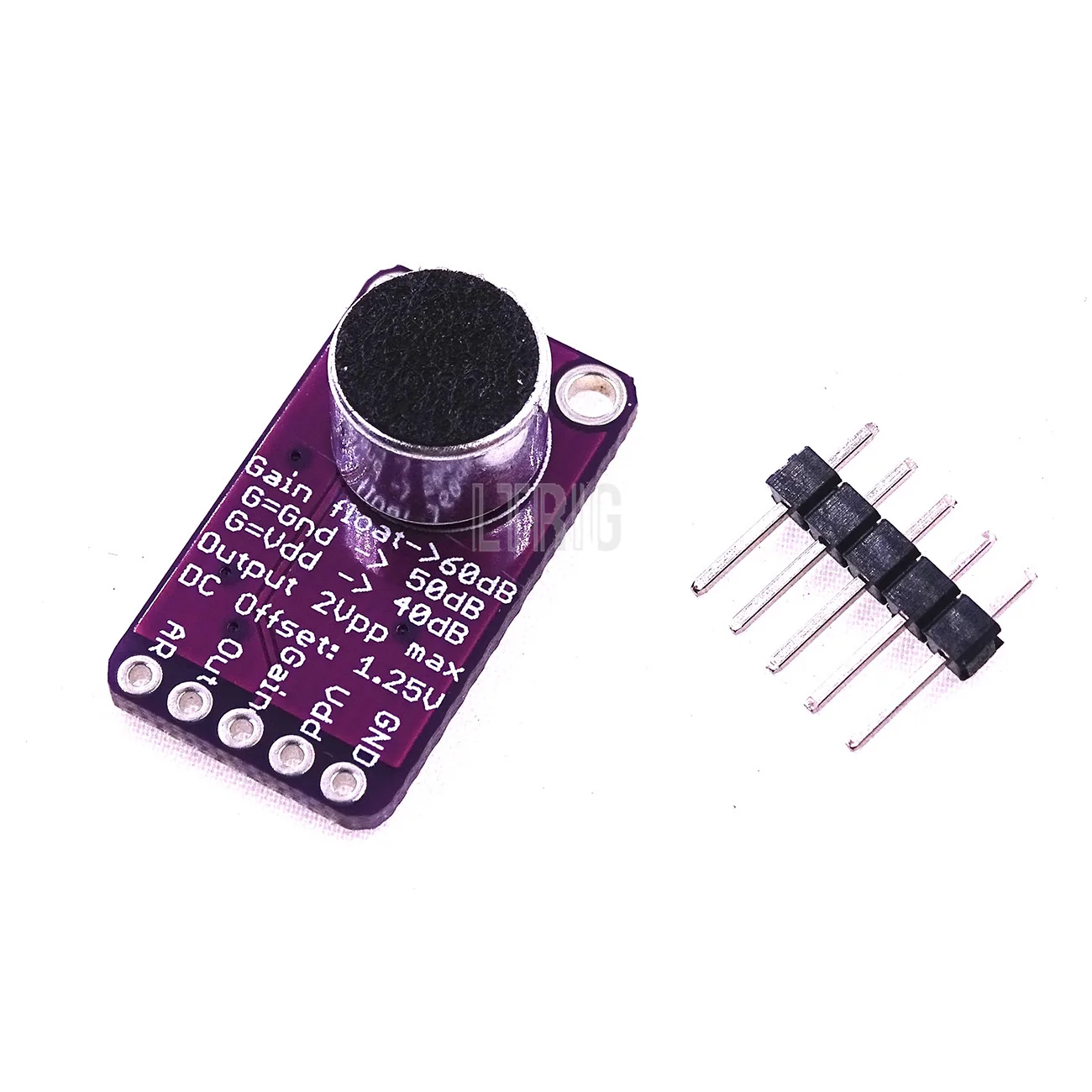 

LTRIG custom 1Pcs MAX9814 Microphone AGC Amplifier Board Automatic Gain Control Module for Arduino