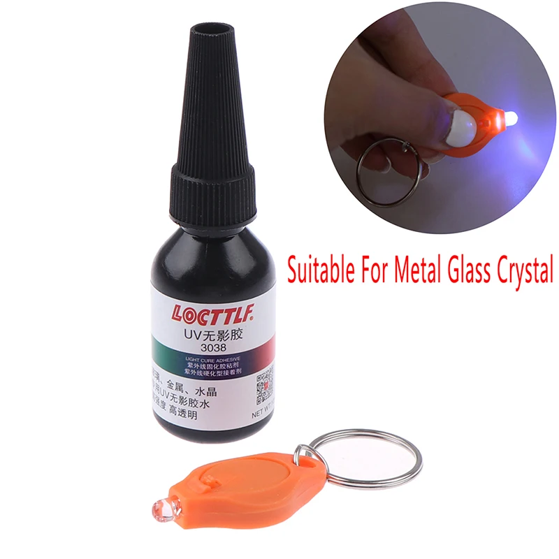 5 Second Fix UV Glue Acrylic metal glue UV Resin Hard Type Ultraviolet Solidify Resin Crafts Clear Adhesive for DIY Jewelry Mold