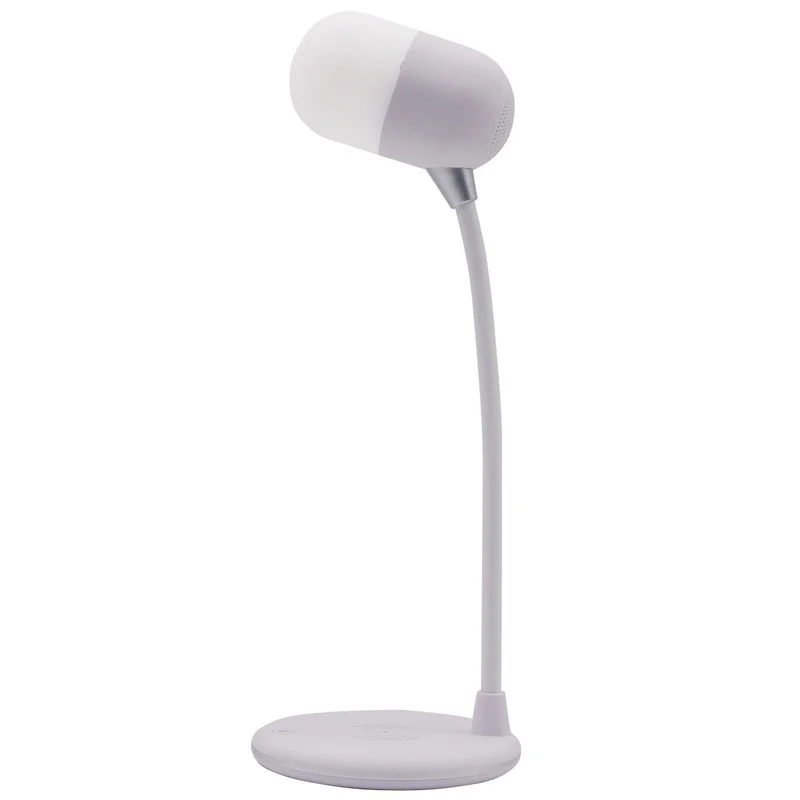 

Desk Lamp with Qi Wireless Charger, 5W Bluetooth Speaker, Dimmable USB for Bedroom, Loft, iphone12, Mi, Huawei, Samsung, Oppo