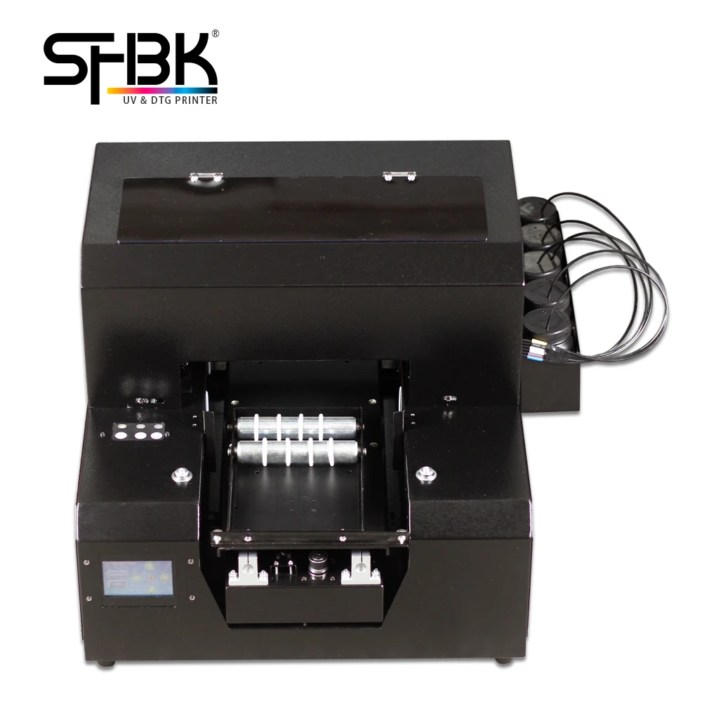 Inkjet 4A UV printer body comes with a rotating device plus an ink set for multi-function purposes and free shipping