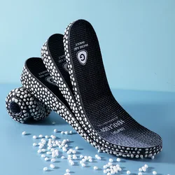 NEW Boost Popcorn Light Invisible Inner Heightening Insoles Sports Shock Absorption Artifact Sweat-Absorbent Full Foot Shoes Pad
