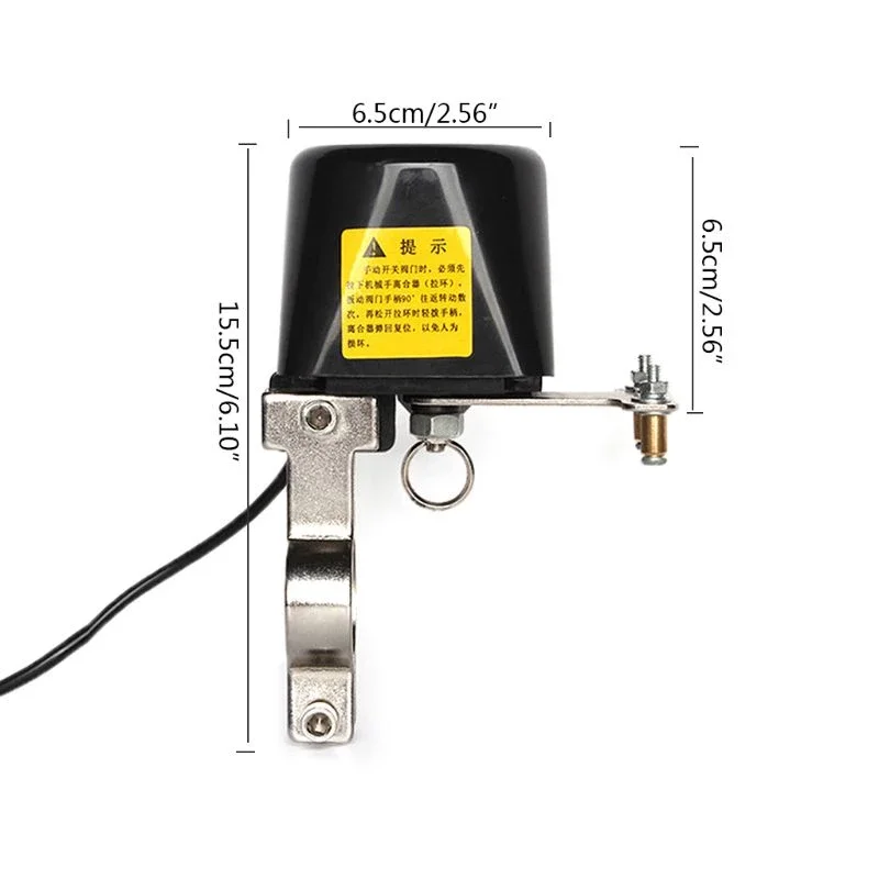 منتج جيد 1 "4" 6 "الغاز خط أنابيب مناور صمام DN15 الكرة صمام للغاز اغلاق/المياه اغلاق صمام فراشة 12 فولت 100mA