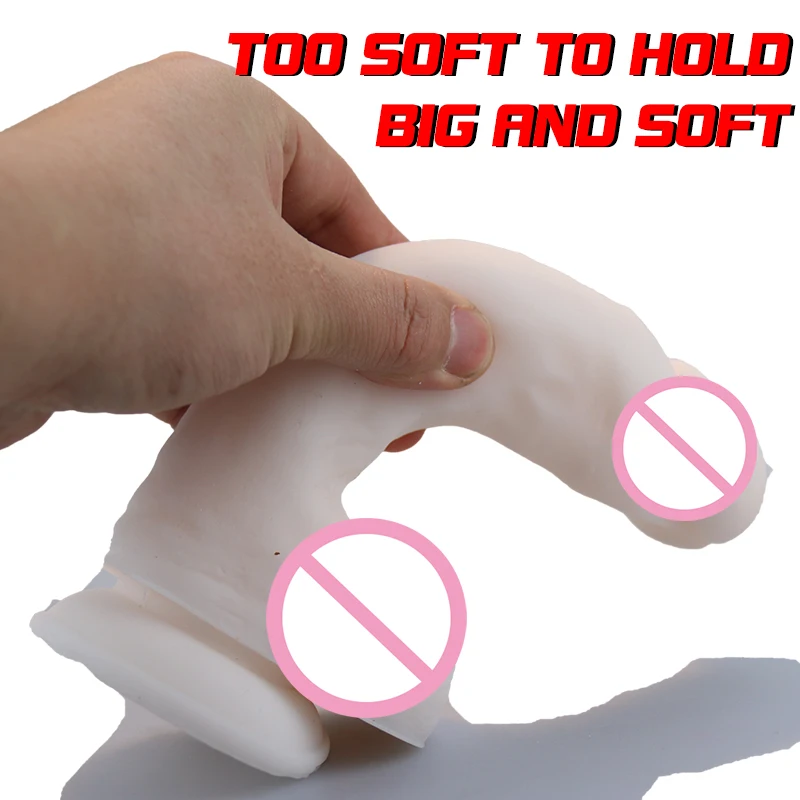 Super Soft Dildo with Suction Cup Female Masturbation toys Penis Skin Feeling Realistic Cock Soft Material for Oral Sex Female