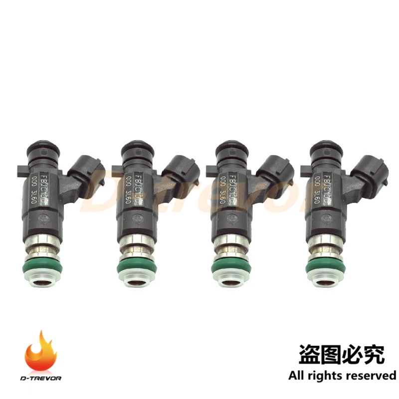 Set Of 4 OEM Fuel Injecfors Nozzle 16600-5L700 For 1999-2004 Infiniti FX35 G35 Nissan 350Z Pathfinder 2.0L 2.5L 3.0L 3.5L