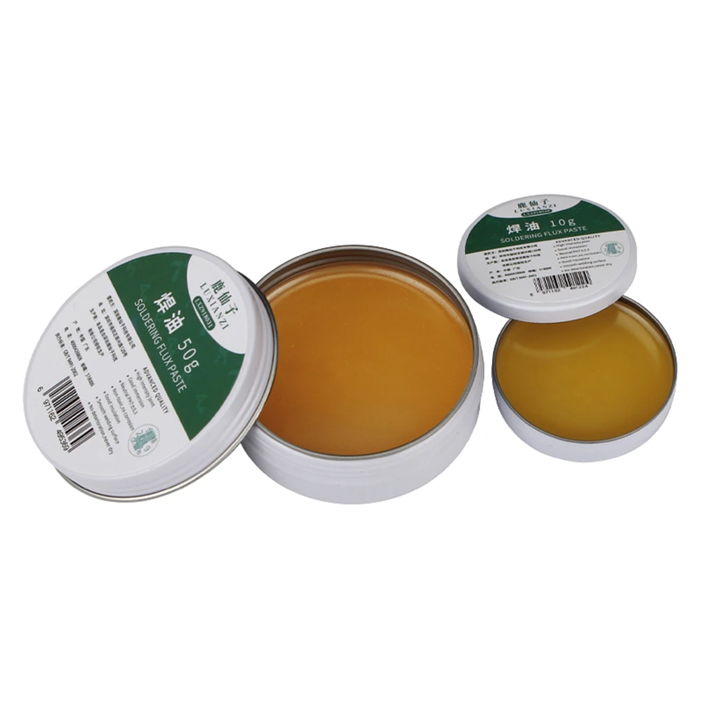 LUXIANZI 10/50g Pasta per saldatura flusso di Pasta per saldatura ad alta purezza flusso per SMD IC PCB BGA strumenti di riparazione per saldatura Pasta non pulita Soldar