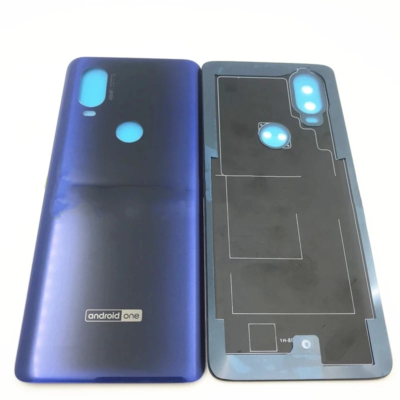 New For Motorola One Vision Back Battery Cover Door Rear Glass Housing Case For Moto One Vision P50 Battery Cover Housing