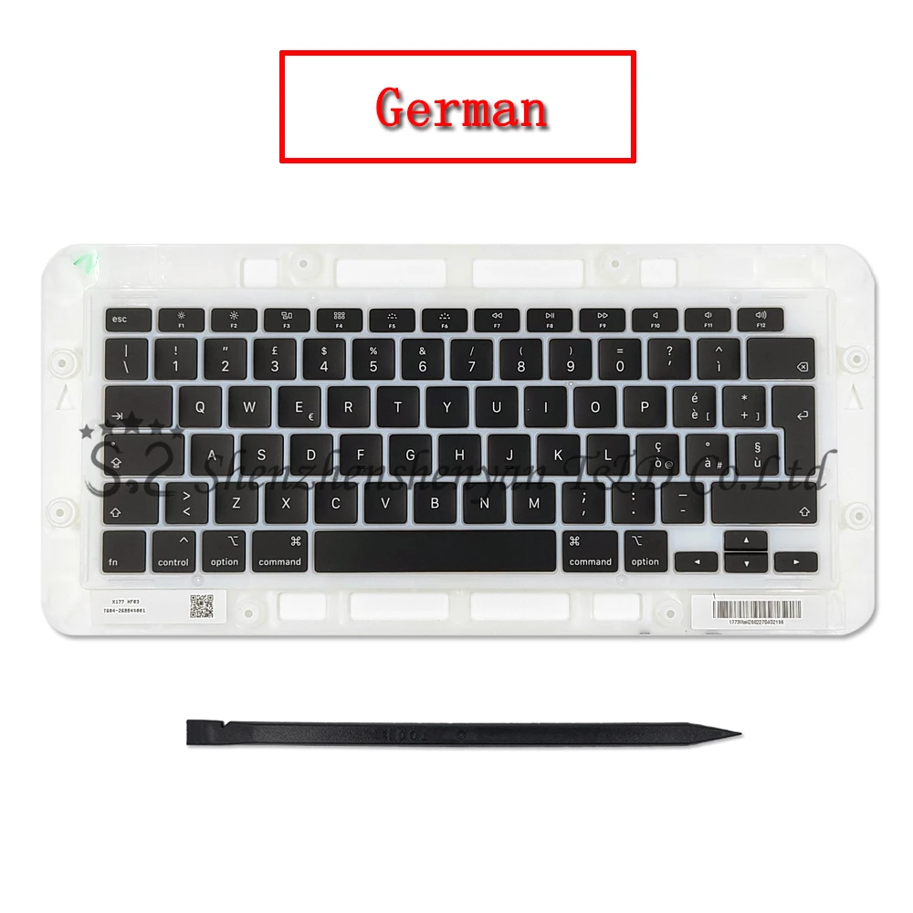 Laptop Early 2020 A2179 teclas teclas tapas de teclado para Macbook Air 13,3 ''EE. UU. Reino Unido Frencg teclas rusas teclas AZERTY