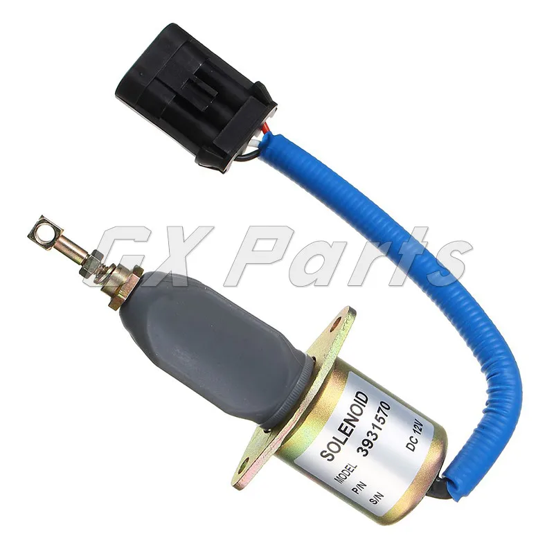 12V SA-4981-12 3931570 Fuel Shut Off Solenoid 3923201 5016244AA for 94-98 5.9L Dodge Cummins