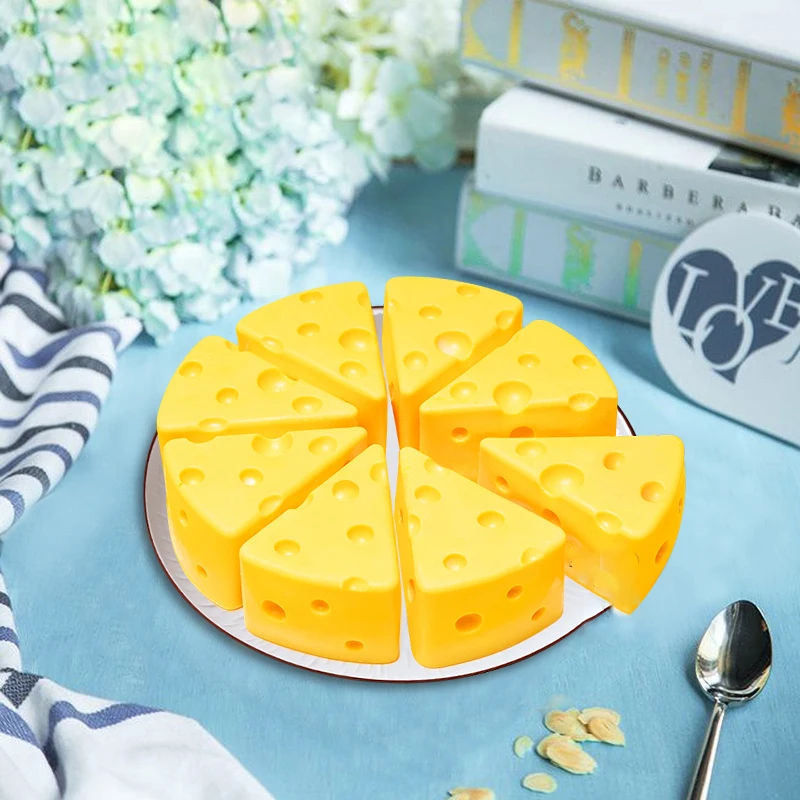 3D Silicone Candle Mold DIY Candle Making Crafts Baking Model Orange Cheese Shape Wax Model Soap Mould Tool Party Supplies