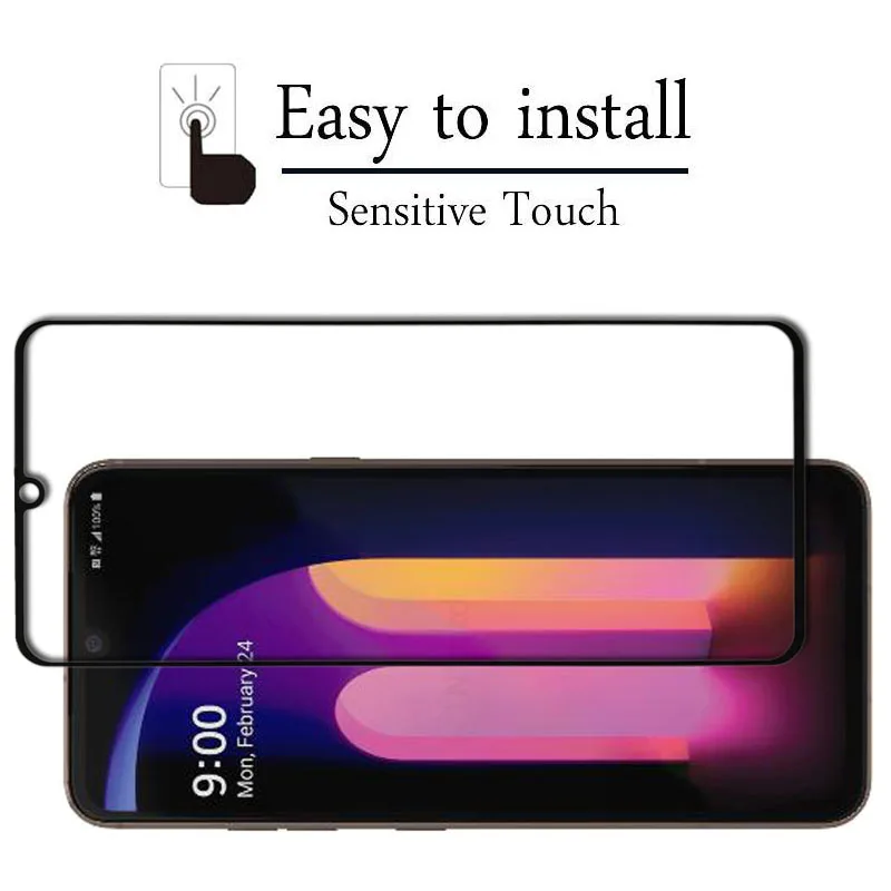 1-3Pcs Screen Protector Full Cover Protective Glass For LG V60 ThinQ 5G Premium Tempered Glass For LG V60 ThinQ 5G LM-V600