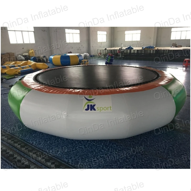 Inflatable Guangzhou Water Trampoline/ Inflatable Floating Water Park / Exciting Jumping Trampoline