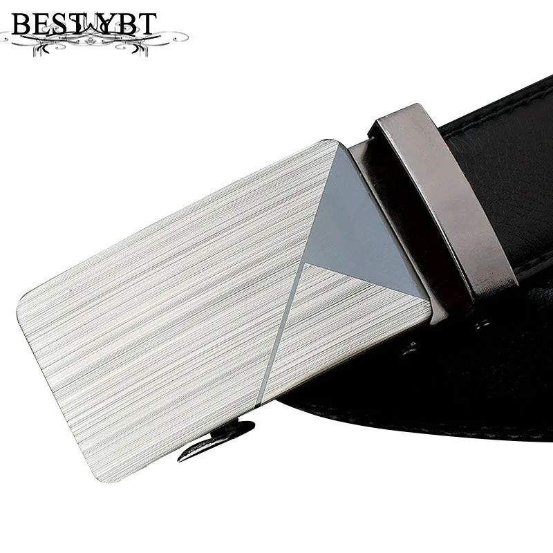 

Best YBT Men Imitatic Leather Belt Alloy Automatic Buckle Belt Fashion Network Men Casual Popular Casual Business Male Belt
