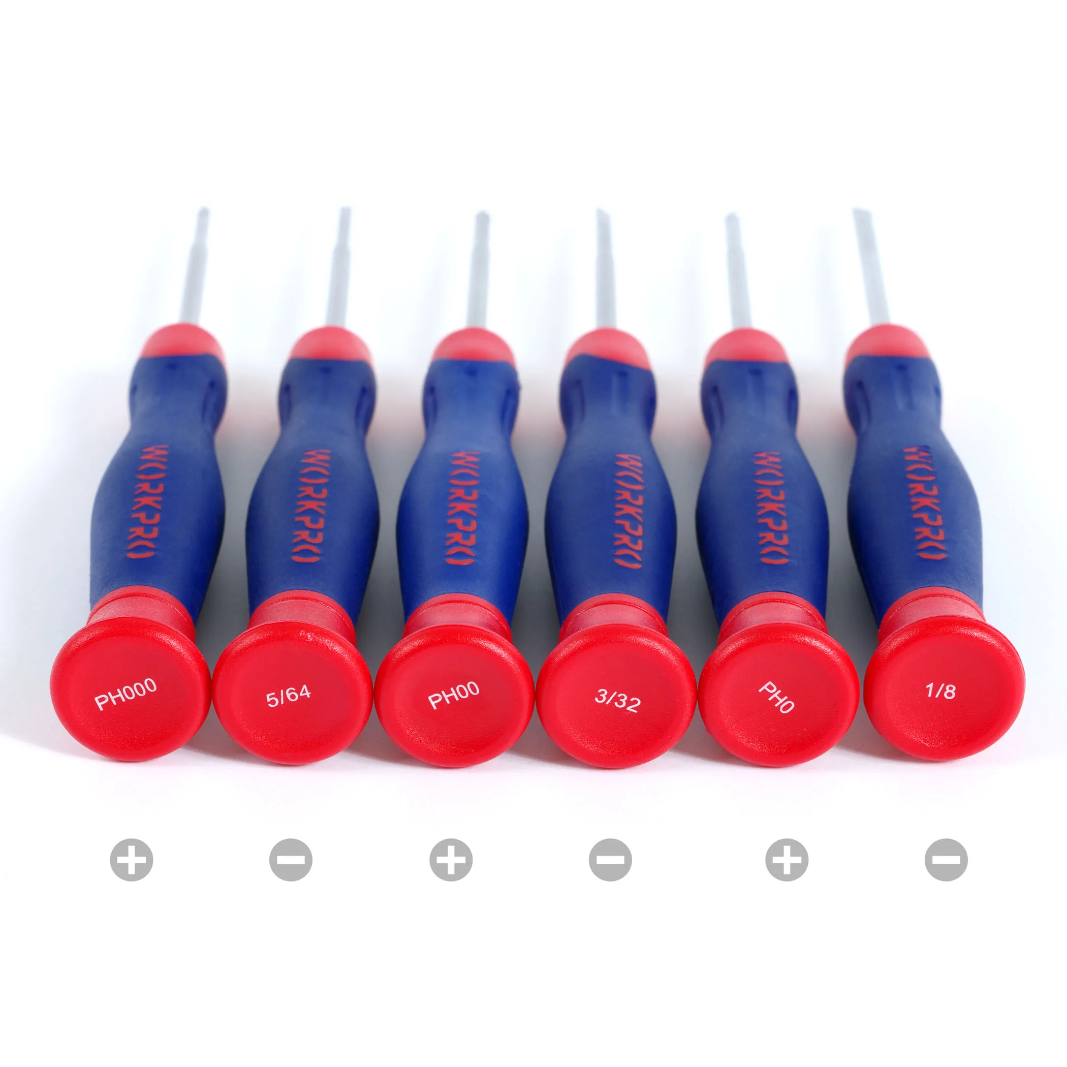 WORKPRO 6PC Mini Precision Screwdriver Set Multi-Function Home Tools for SmartPhone PSP Camera Tablets Repairing Tool Kits