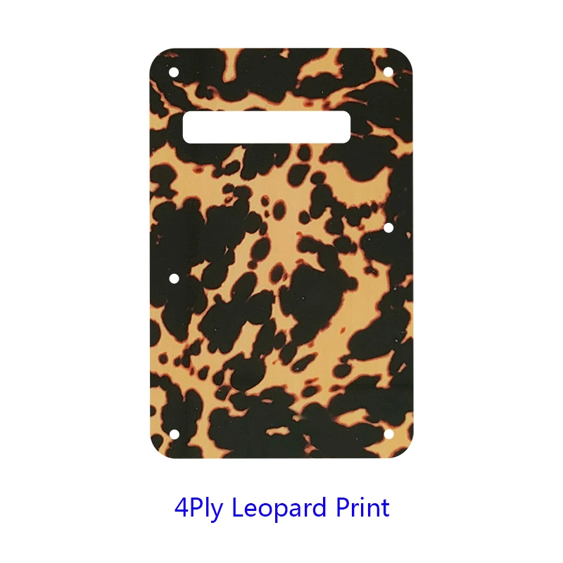 Pleroo Custom Guitar Parts - For US Strat Guitar Tremolo Cover Strat Back Plate Guitar Pickguard Scratch Plate Flame Pattern