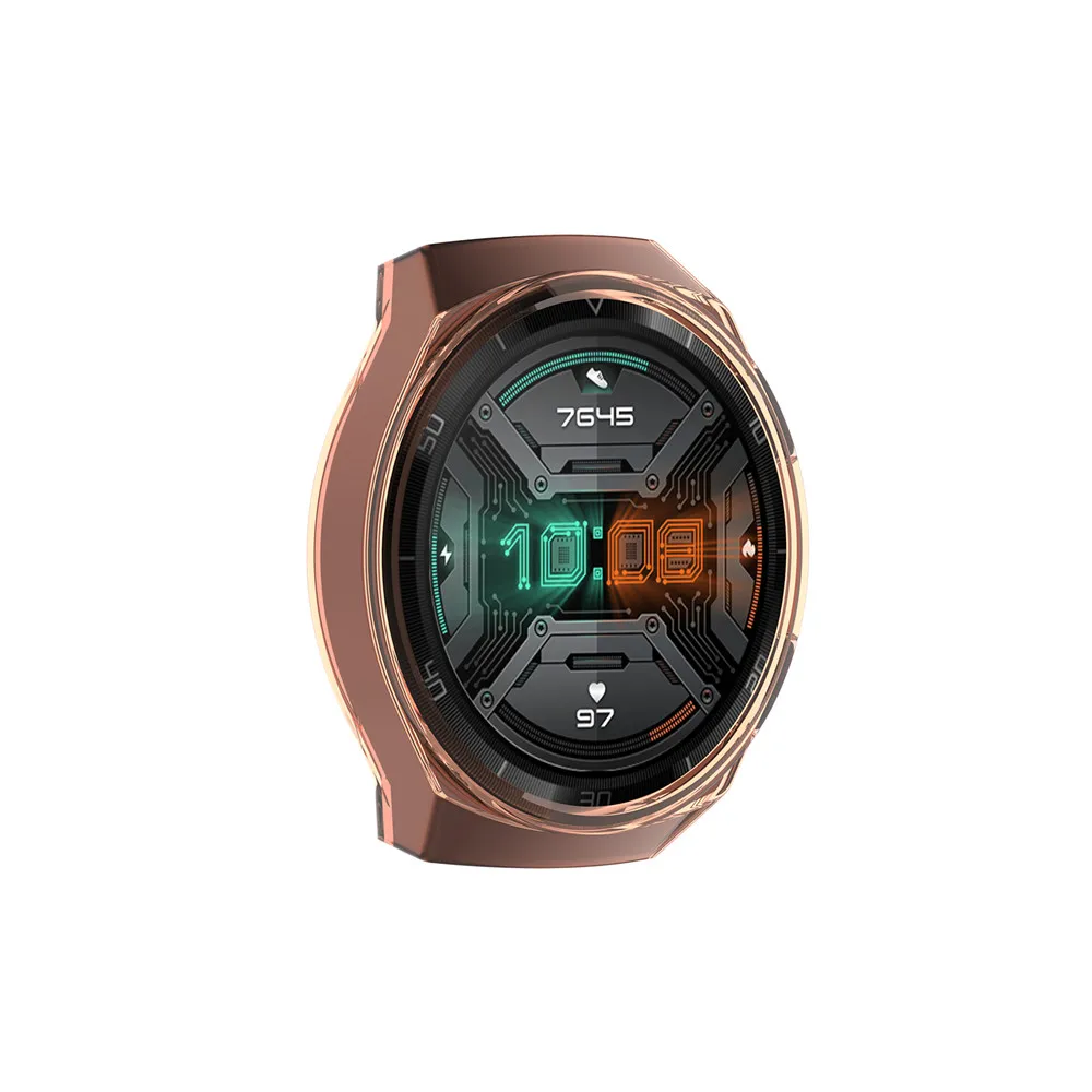 Soft TPUกรณีนาฬิกาสำหรับHuawei Watch GT 2e Gt2eกรณีกันกระแทกป้องกันSmartwatch ProtectorกรอบรูปShellอุปกรณ์เสริม