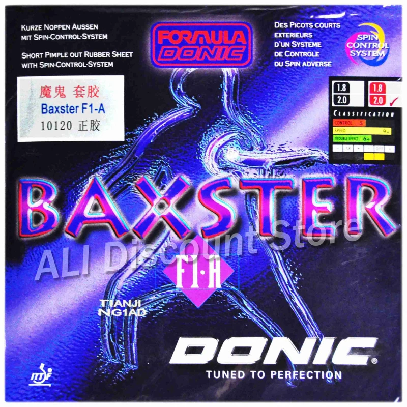 

Оригинальный Donic BAXSTER F1.A резиновые прыщи для настольного тенниса с губкой для пинг-понга стол для тенниса