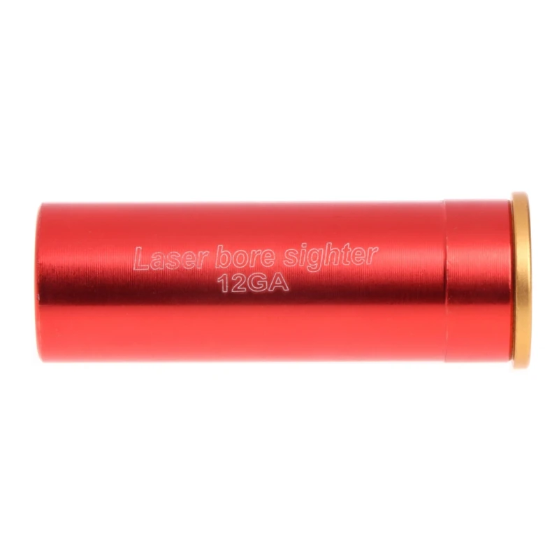 Red Laser Bore Sight 12 Gauge Barrel Cartridge Boresighter For 12GA Shotguns