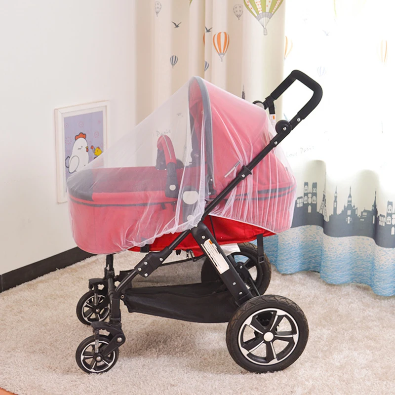 Safe Baby Stroller Pushchair Mosquito Insect Shield Net Infants Protection Mesh Full Cover Netting Mosquito Net Diameter 150cm