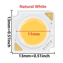 LEDスポットライトチップ,3w, 5w, 7w, 10w, 12w, 15w, 18w, 300ma, cob 1313,LEDライトビーズ,統合,10個